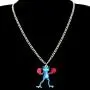 WEVENI Acrylic Skateboard Frog Necklace Golf Boxer Frog Pendant Jewelry Gifts for Women Girls Ladies