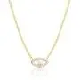 AgeXinjo Gold Necklace Opal Evil Eye Dainty CZ Heart Cross Bar Teardrop Choker Necklace for Women AgeXinjo Gold Necklace Opal Evil Eye Dainty CZ Heart Cross Bar Teardrop Choker Necklace for Women
