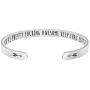 Joycuff Bracelets for Women Inspirational Stainless Steel Cuff Bagnle Jewelry Christmas Birthday Gift for Her