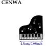 CENWA Black and White Keyboard Brooch Pin Piano Gifts Piano Keyboard Brooch Pin Music Jewelry Gift for Music Teacher Piano Lover