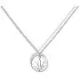 KUIYAI Marijuana Weed Leaf Pendant Necklace Bracelet Cutout Hemp Leaves Necklace Cannabis Jewelry