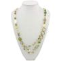 Bocar Long Beaded Statement Crystal Necklace Costume Women Fashion Jewelry