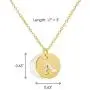 Initial Pendant Necklace for Women Girls - 26 Capital Letters Alphabet Circle Pendant Necklaces 18K Gold Plated | A-Z Monogram Name Necklace Chain Personalized for Women Men Jewelry Gifts Initial Pendant Necklace for Women Girls - 26 Capital Letters Alphabet Circle Pendant Necklaces 18K Gold Plated | A-Z Monogram Name Necklace Chain Personalized for Women Men Jewelry Gifts