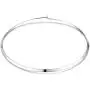 Statement Women Choker Necklace Polished Stainless Steel Chunky Necklace Collar Jewelry