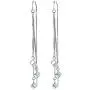 Tiny Cube Long Tassel Threader Chain Drop Dangle Earrings for Women Teen Girls Dainty Elegant White Gold Plated Hypoallergenic Sensitive Ears Hanging Crawler Jewelry Gifts for Girlfriend Tiny Cube Long Tassel Threader Chain Drop Dangle Earrings for Women Teen Girls Dainty Elegant White Gold Plated Hypoallergenic Sensitive Ears Hanging Crawler Jewelry Gifts for Girlfriend