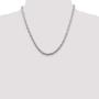 Solid 925 Sterling Silver 4mm Unique Byzantine Necklace Chain - with Secure Lobster Lock Clasp