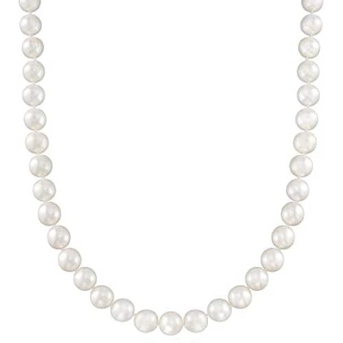 Ross-Simons 9-10mm Cultured Pearl Necklace With A Sterling Silver Magnetic Clasp
