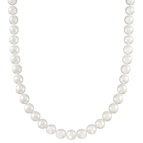 Ross-Simons 9-10mm Cultured Pearl Necklace With A Sterling Silver Magnetic Clasp Ross-Simons 9-10mm Cultured Pearl Necklace With A Sterling Silver Magnetic Clasp