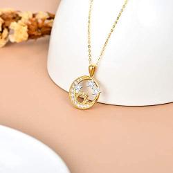 14k Solid gold Sun Moon Star necklace for women 3 Style Moissanite necklaces Gold Jewelry Present for Wife Girlfriend Mother