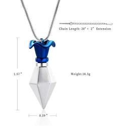 memorial jewelry Flower Shape Cremation Urn Necklace Keepsake Ashes Pendant Cremation Jewelry Urns Necklaces for Woman
