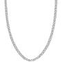 Savlano 925 Sterling Silver 3.5mm Italian Solid Flat Mariner Link Chain Necklace for Men & Women - Made in Italy Comes Gift Box (3.5mm)