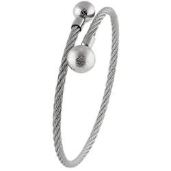 Starborn Genuine Muonionalusta Meteorite and Stainless Steel Bracelet