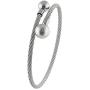 Starborn Genuine Muonionalusta Meteorite and Stainless Steel Bracelet
