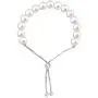 LeCalla Flaunt Sterling Silver Jewelry Pearl Sliding Bolo Bracelet for Women