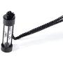 Stainless Steel Timeless Hourglass Charm Cremation Urn Ash Holder Pendant Necklace Keepsake Memorial Jewelry