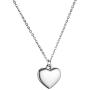 Wang Gao Stainless Steel 12mm Heart Charms Necklace For Women Love Jewelry For Girls,Silver