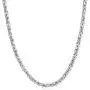 Miabella 925 Sterling Silver Italian 4.5mm Solid Round Byzantine Link Chain Necklace for Women Men, 18, 20, 22, 24, 26 Inch 925 Handmade in Italy