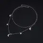 S925 Sterling Silver Layered Choker Jewelry Clavicle Double Short Chain Necklace Gift for Women Girls S925 Sterling Silver Layered Choker Jewelry Clavicle Double Short Chain Necklace Gift for Women Girls