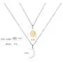 Sun Moon Pendant Necklace, Stainless Steel Heart-Shaped Sun and Moon Y Necklace Vertical Bar Looped Adjustable Long Necklace for Girls, Ladies, Boys, Men, 2 in 1 Set Sun Moon Pendant Necklace, Stainless Steel Heart-Shaped Sun and Moon Y Necklace Vertical Bar Looped Adjustable Long Necklace for Girls, Ladies, Boys, Men, 2 in 1 Set