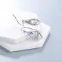 Faith Earrings 925 Sterling Silver with Simulated Birthstone Faith Jewelry Gift for Women Faith Earrings 925 Sterling Silver with Simulated Birthstone Faith Jewelry Gift for Women