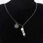 CENWA Snowboarder Gift 3D Snowboard and Snowflake Pendant Snowboarding Necklace Snowboarder Team Gift