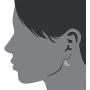Hot Silver Sterling Silver Butterfly Dangle Earrings