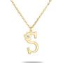 Alphabet Pendant Necklace for Women Initial Choker Pendants Personalized Letter Necklace