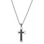 HZMAN Mens Carved Jesus Christ Crucifix Cross Lords Prayer Stainless Steel Pendant Necklace HZMAN Mens Carved Jesus Christ Crucifix Cross Lords Prayer Stainless Steel Pendant Necklace