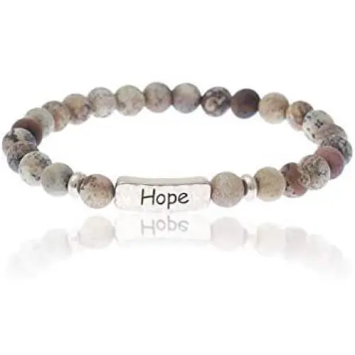 NTLX Christian Bracelets for Women – Hope Bracelet – Natural Stone Stretch Prayer Bracelet – Inspirational Message Jewelry - Great Gift NTLX Christian Bracelets for Women – Hope Bracelet – Natural Stone Stretch Prayer Bracelet – Inspirational Message Jewelry - Great Gift