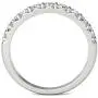 Vaarya 14K White Gold Diamond Wedding Band (1/2 Ct tw, AGS Certified GH+/SI2-I1+)