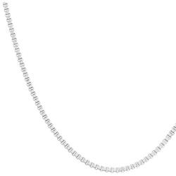 STEEL EVOLUTION Stainless Steel 3mm Box Chain Necklace for Men with Lobster Lock