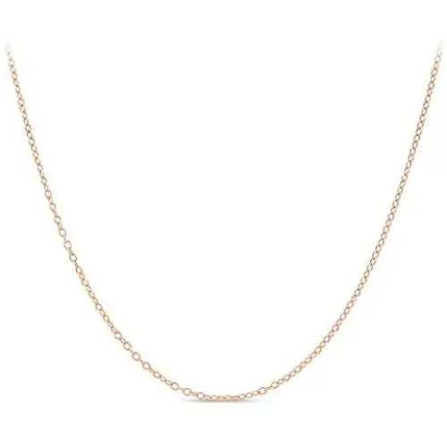 KEZEF Rose Gold Plated Sterling Silver Cable Chain KEZEF Rose Gold Plated Sterling Silver Cable Chain