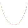 KEZEF Rose Gold Plated Sterling Silver Cable Chain