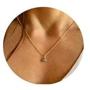 Evil Eye Necklace,Stainless Steel Chain with Blue Glass Eye Pendant for Women Men Boys Girls