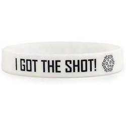 Grand Parfums I GOT The Shot, COVID-19 Vaccinated Stretch Bracelet Set of 5 Assorted Colors, Colorful Non-Toxic Silcone Wristband One Fits Adults, Vaccination Identification Support