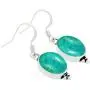 Turquoise Earrings 925 Silver Overlay handmade Dangle Earrings Turquoise Earrings 925 Silver Overlay handmade Dangle Earrings