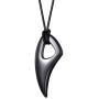 MOO&LEE Stainless Steel Wolf Tooth Necklace Spear Pendant Chain for Men and Boys