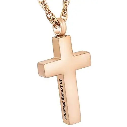 XIUDA Jewelry Cross Urn Necklace Pendant Memorial Ash Jewelry for mom & dad XIUDA Jewelry Cross Urn Necklace Pendant Memorial Ash Jewelry for mom & dad