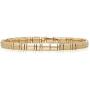 PLTGOOD Miyuki Tila Beads Bracelet for Women Girls Handmade Elastic Square Beads Bracelet - Gold & Silver