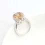 Aixili Oval Champagne Orange Cubic Zirconia Jewelry Set for Women with Bracelet Necklace Pendant Earring Ring Wedding Party Fashion Jewelry Aixili Oval Champagne Orange Cubic Zirconia Jewelry Set for Women with Bracelet Necklace Pendant Earring Ring Wedding Party Fashion Jewelry