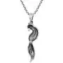 Mystic Fox Tail .925 Sterling Silver Horse Pendant Necklace