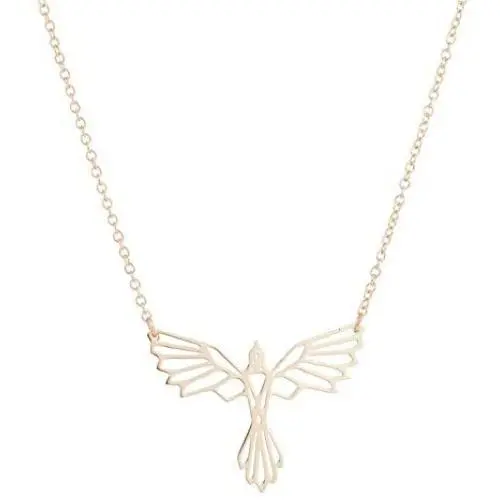MIXIA Origami Phoenix Bird Necklaces for Women Men Geometric Animal Necklace Pendant Hypoallergenic Jewelry MIXIA Origami Phoenix Bird Necklaces for Women Men Geometric Animal Necklace Pendant Hypoallergenic Jewelry