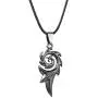 AILUOR Pewter Flame Fire Biker Pendant Necklace, Stainless Steel Gothic Men Vintage Punk Leather Necklace Jewelry AILUOR Pewter Flame Fire Biker Pendant Necklace, Stainless Steel Gothic Men Vintage Punk Leather Necklace Jewelry