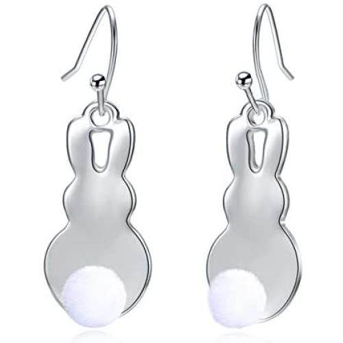 Handmade Easter Rabbit Dangle Earrings,Lightweight Easter Ornament Earrings for Girls Women Party