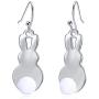 Handmade Easter Rabbit Dangle Earrings,Lightweight Easter Ornament Earrings for Girls Women Party