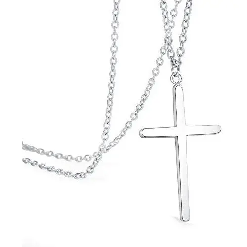 Cross Necklace for Women Stainless Steel Jewelry for Women Mothers Day Birthday Gifts for Wife Women Girl