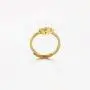 Ladies Double Heart Ring 14k Gold Plated Adjustable Personalized Wedding Engagement Promise Engraved Love Fashion Jewelry Fine Ring Ladies Double Heart Ring 14k Gold Plated Adjustable Personalized Wedding Engagement Promise Engraved Love Fashion Jewelry Fine Ring