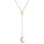 Sllaiss 925 Sterling Silver Moon&Star Necklace Pendant Lariat Y Necklace14K Gold Plated Jewelry for Women, Set with Swarovski Crystals Sllaiss 925 Sterling Silver Moon&Star Necklace Pendant Lariat Y Necklace14K Gold Plated Jewelry for Women, Set with Swarovski Crystals