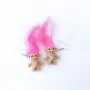 Handmade Ugly Doll Earrings Resin Cool Nostalgic Colorful Hair Babies Pendant Dangle Earring Funny Crazy Cartoons Baby Drop Earrings for Women Girl Punk Exaggerated Creative Jewelry