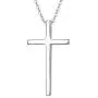 Carleen 14K Solid White/Yellow Gold Small Crucifix Cross Pendant Necklace Fine Jewelry for Women Girls, With 18'' Solid Gold Chain Carleen 14K Solid White/Yellow Gold Small Crucifix Cross Pendant Necklace Fine Jewelry for Women Girls, With 18'' Solid Gold Chain